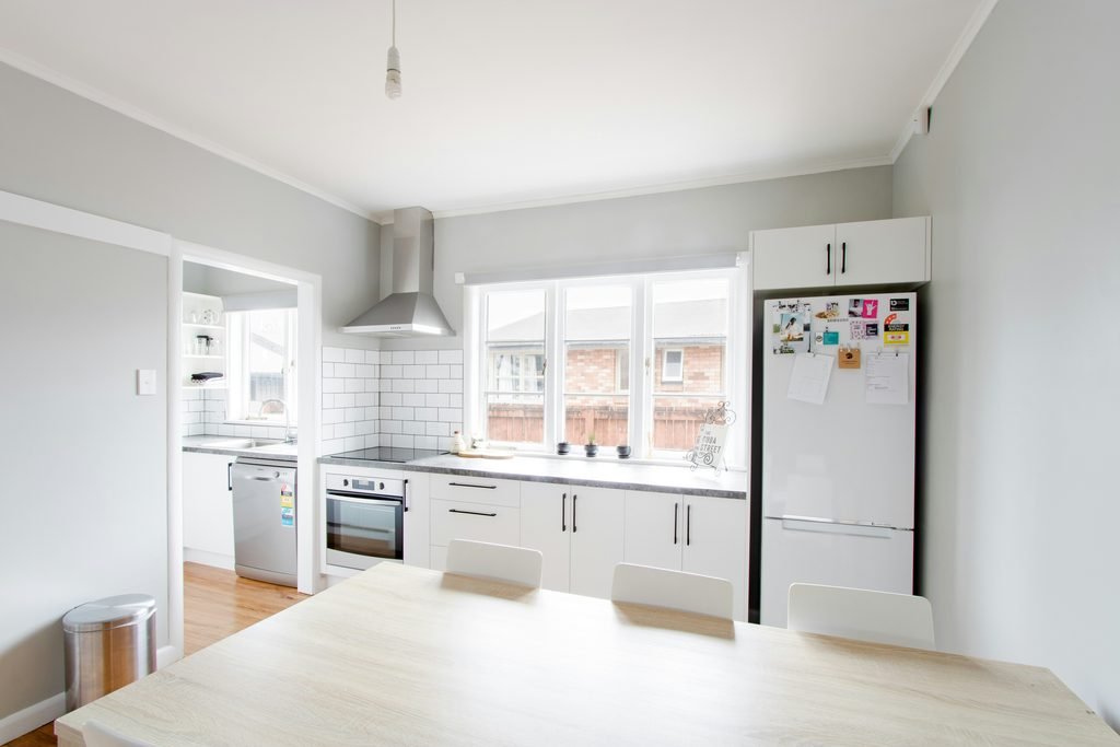 Kitchen renovation before and after