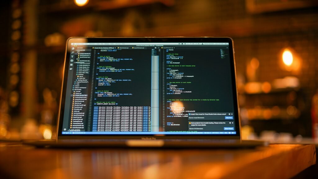 software developer desk setup